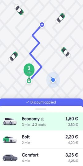 Bolt: Request a Ride