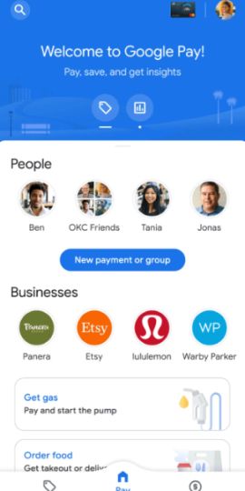 Google Pay: Save and Pay