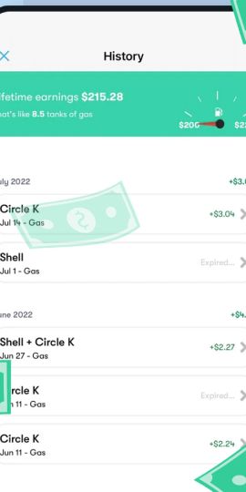 Upside: Cash Back - Gas & Food